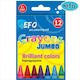 +Efo Jumbo Crayons Set 12 Colours