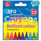+Efo Brilliant Colors Crayons Set 12 Colours