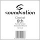 Soundsation Corzi Pentru Chitară Clasică Monofilament Placat Cu Argint 43" E (Mi)