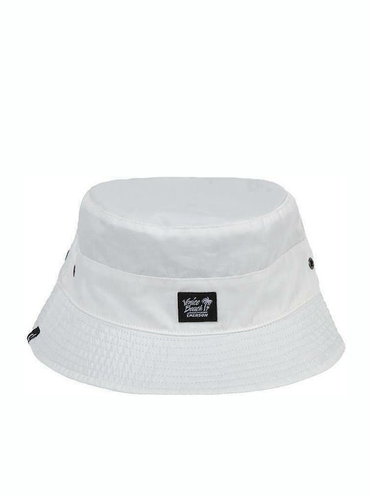 Emerson Υφασμάτινo Ανδρικό Καπέλο Στυλ Bucket White Stone / Blue
