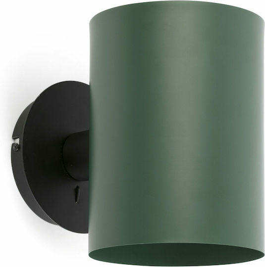 Faro Barcelona Guadalupe Klassisch Leuchte Wand mit Fassung E27 Grün 23.5x23cm