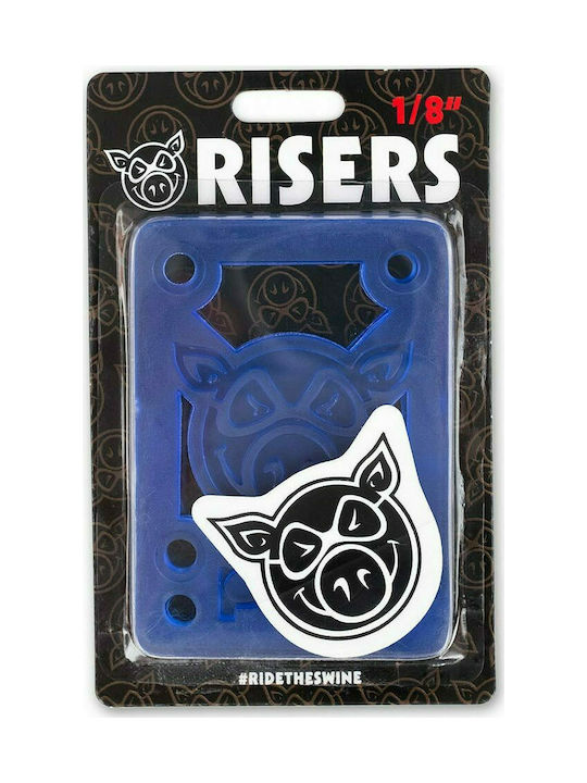 Pig Wheels Riser Pads Μπλε