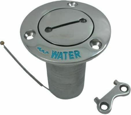 Eval Kappe Σκάφους Wasserfüllstopfen gerade Inox 38mm 00930-WATER