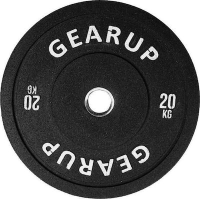 Gearup B-SBR Δίσκος 1 x 20kg Ολυμπιακού Τύπου Φ50mm