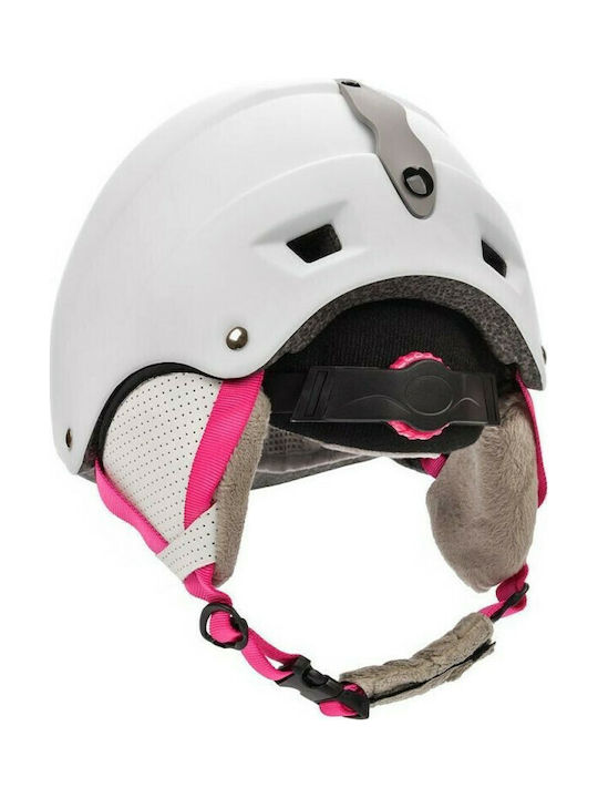 Meteor Kiona Ski & Snowboard Helm White / Pink