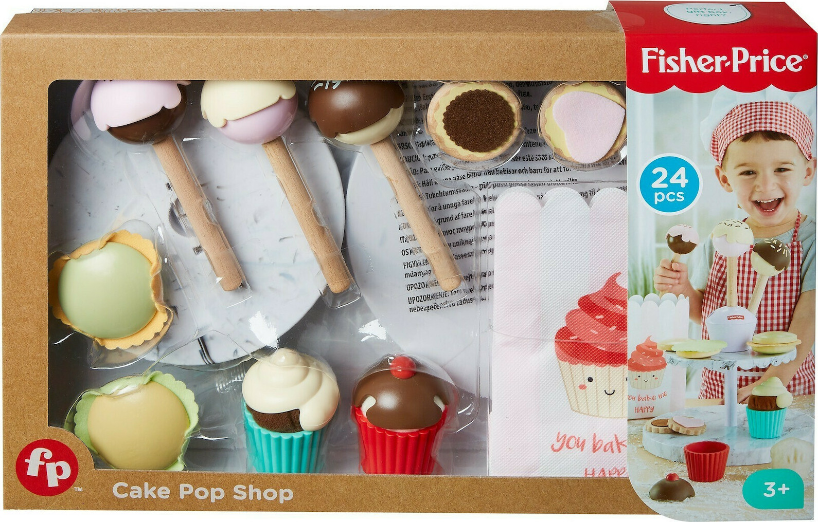 Fisher Price Cake Pop Shop από Ξύλο για 3+ Ετών 24τμχ GGT65 Skroutz.gr