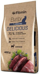 Fitmin Purity Delicious Dry Food for Adult Cats with Deer 0.40kg