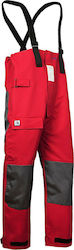 Eval Sailing Pants Waterproof Red