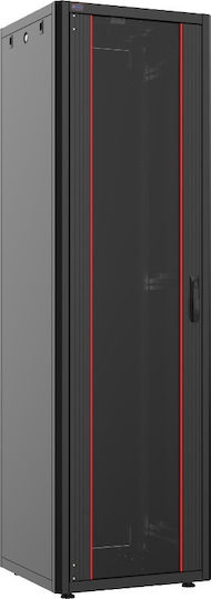 Mirsan С крака Рак кабинет 22U 60x60x111.5см Черен GTN22U66.01