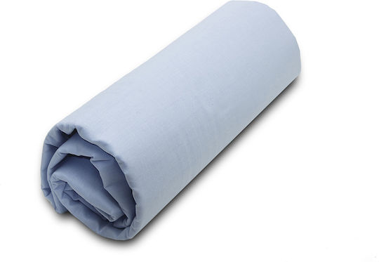 Palatex Bettlaken Super-Doppel mit Gummiband 160x200+20cm. Baseline 16 Light Blue
