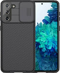 Nillkin CamShield Pro Back Cover Πλαστικό / Σιλικόνης Μαύρο (Galaxy S21+ 5G)