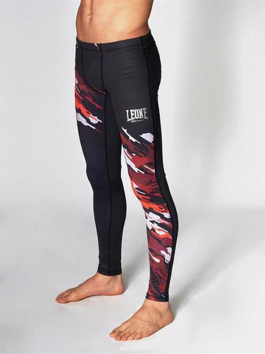 Leone Neo Camo Long Men Martial Arts Leggings Black