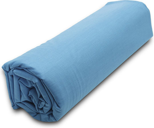 Palatex Baseline Σεντόνι King Size με Λάστιχο 180x200+20εκ. 15 Turquoise