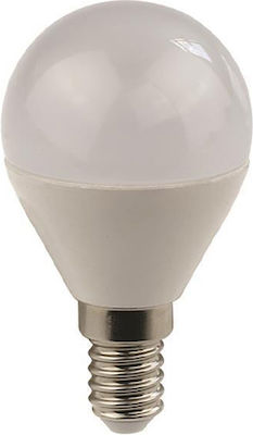 Eurolamp LED Lampen für Fassung E14 und Form G45 Kühles Weiß 630lm 1Stück