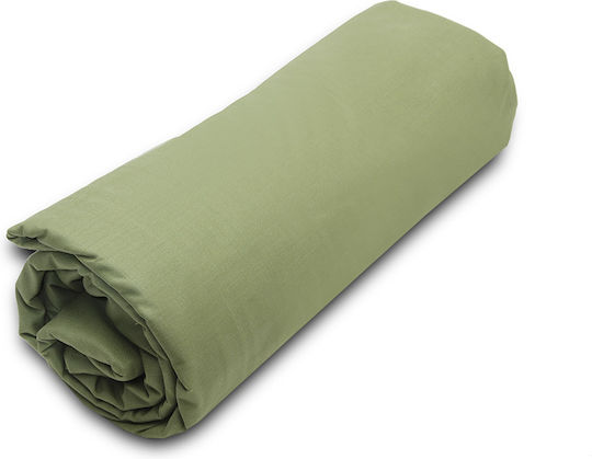 Palatex Baseline Σεντόνι Μονό 160x240εκ. 11 Olive