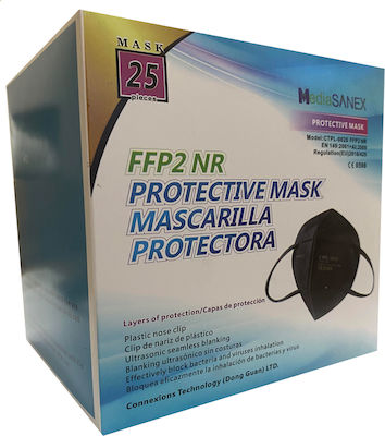 Media Sanex Mască de protecție FFP2 Negru 10buc
