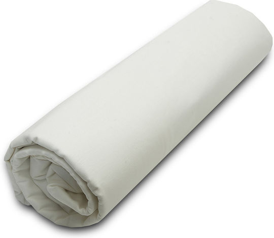Palatex Bettlaken Super-Doppel mit Gummiband 160x200+20cm. Baseline 2 Ecru