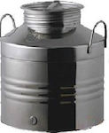 Quattro Effe Stainless Steel Container with Screw Lid 30lt 100031