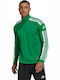 Adidas Squadra 21 Men's Athletic Long Sleeve Blouse with Zipper Green