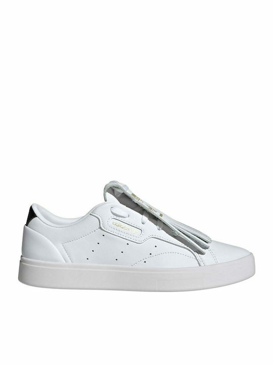 Adidas Sleek Damen Sneakers Cloud White / Core ...