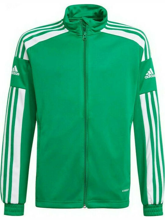 Adidas Αθλητική Παιδική Ζακέτα για Αγόρι Πράσινη Squadra 21