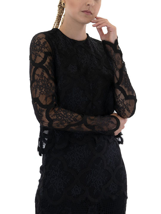 Kendall + Kylie Bluse Schwarz