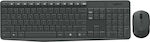 Logitech Wireless Combo MK235 Tastatur & Maus Set Schwarz