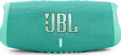 JBL Charge 5 Αδιάβροχο Ηχείο Bluetooth 40W με Διάρκεια Μπαταρίας έως 20 ώρες Τιρκουάζ