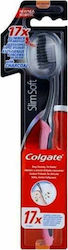 Colgate SlimSoft с Въглен Обикновена Четка за З...
