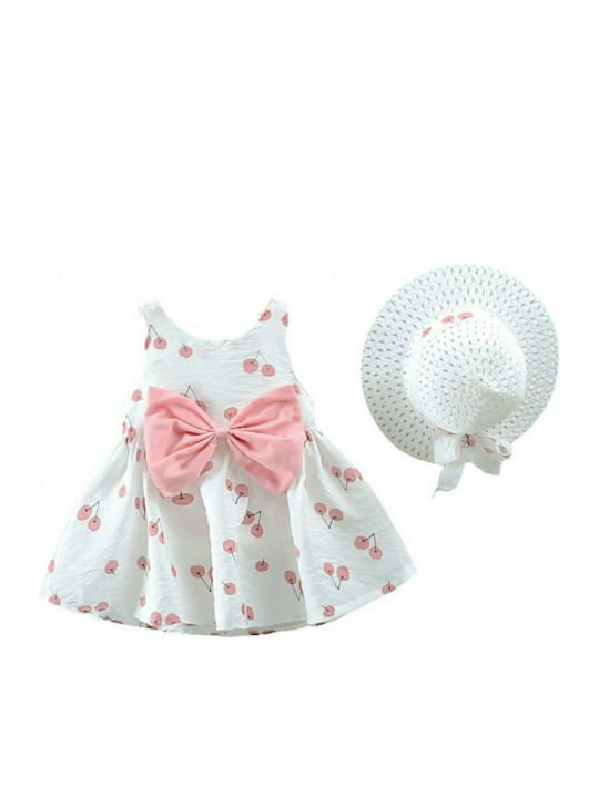 Kinderkleid Rosa - mit Hut