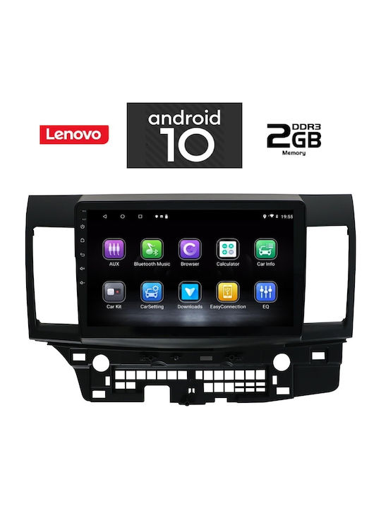 Lenovo X6854_GPS Ηχοσύστημα Αυτοκινήτου για Mitsubishi Lancer (Bluetooth/USB/AUX/WiFi/GPS) με Οθόνη Αφής 10.1"