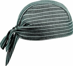 Egochef Chef Gray Striped Bandana