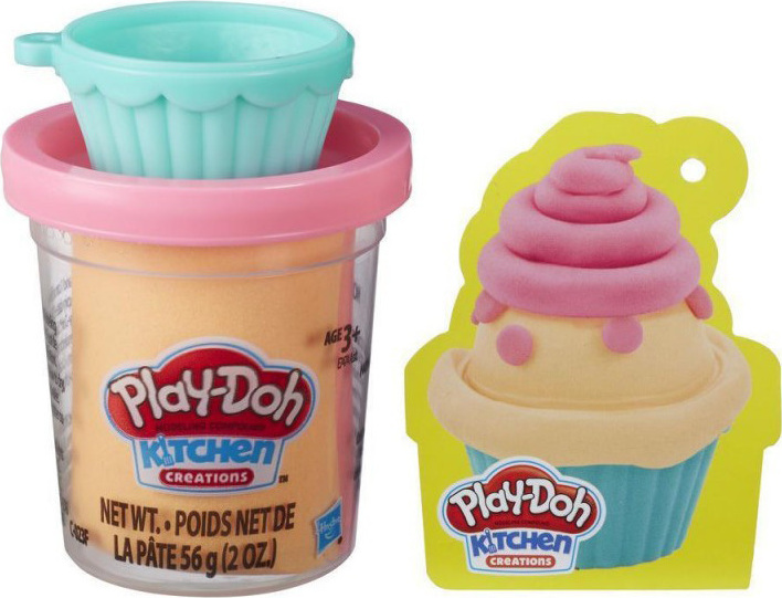 Hasbro PlayDoh Πλαστελίνη Παιχνίδι Mini Creations Cupcake για 3