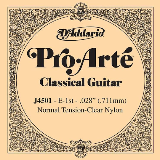 Daddario Pro-Arte Corzi Pentru Chitară Clasică Single Nylon 28" Medium