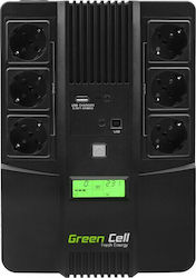 Green Cell AiO UPS Line-Interactive 800VA 480W cu 6 Schuko Prize
