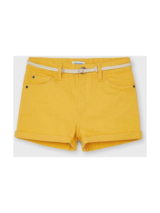 Mayoral Kids Shorts/Bermuda Fabric Yellow