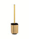 Wenko Auron Plastic Toilet Brush Gold