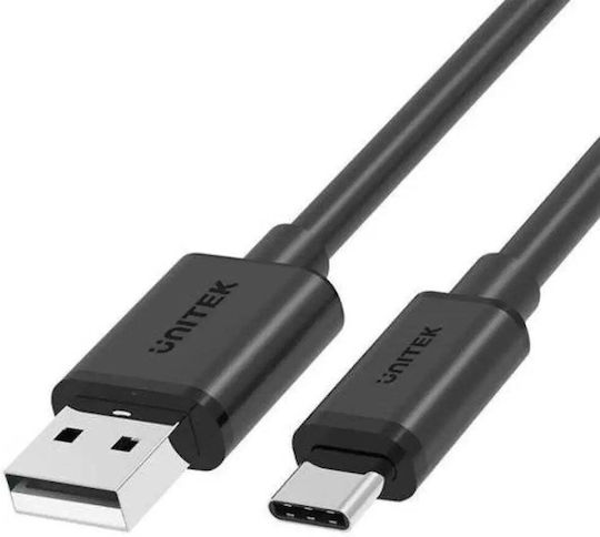 Unitek USB 2.0 Cable USB-C Male - USB-A Black 3m C14069BK