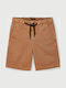 Kinder-Shorts/Bermudas Stoff Burgundisch