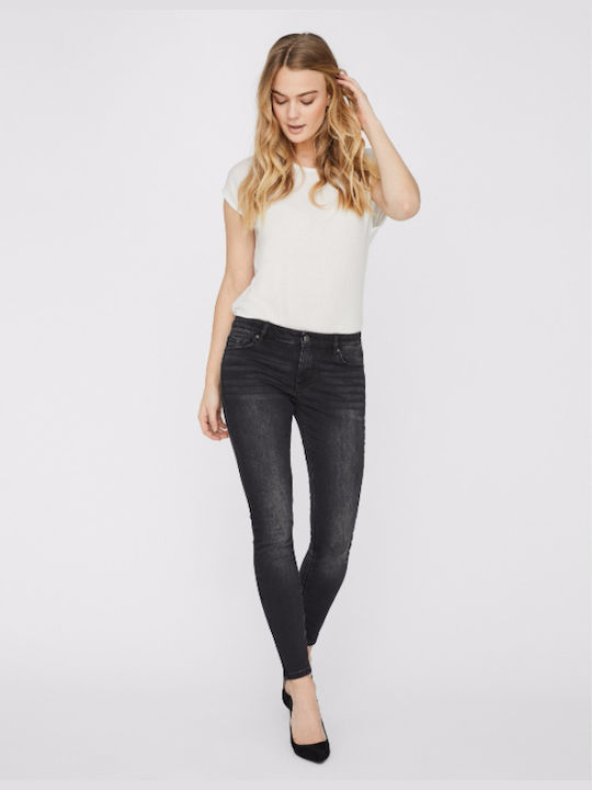 Vero Moda Damenjeanshose in Enger Passform Schwarz