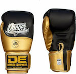 Danger Evolution Muay Thai Boxhandschuhe aus Kunstleder Schwarz