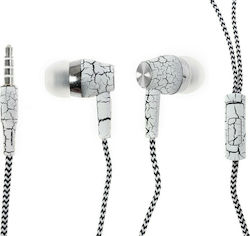 Ακουστικά Ψείρες In Ear Earphones με 3.5mm Λευκά