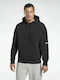 Reebok DreamBlend Herren Sweatshirt mit Kapuze und Taschen Schwarz