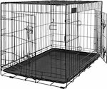 Pet Camelot Dog Wire Crate with 2 Doors 108.5x70.5x77.5cm DSA42