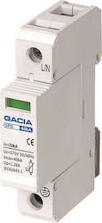 Gacia 1-Pole Panel Lightning Protection 20kA 275V Gacia 1-Pole Panel Lightning Protection 20kA 275V