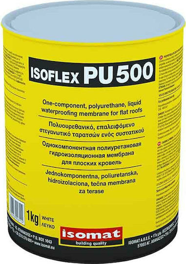 Isomat Isoflex PU 500 Elastomer Insulating Sealing Polyurethane 1kg Gray