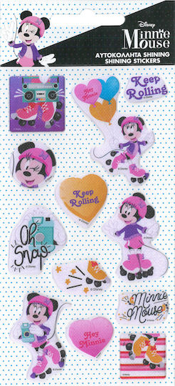 Gim Αυτοκόλλητα Shining Minnie Mouse 12τμχ