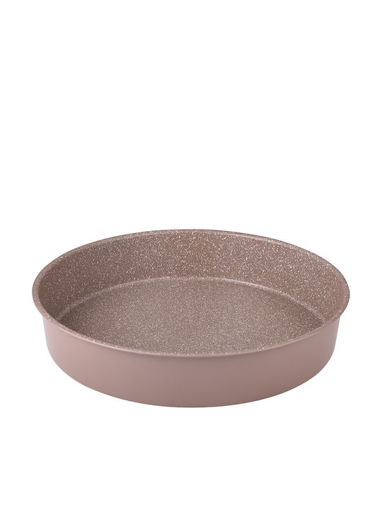 Muhler Baking Pan Round Aluminum with Coating of Stone 36.5cm