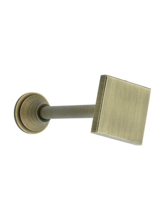 Zogometal Holdback Perete din Metal Bronz 1buc