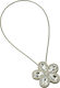 Zogometal Tie-Back Magnetic made of Metal Nickel Matt / Swarovski Crystal with Diza 1pcs